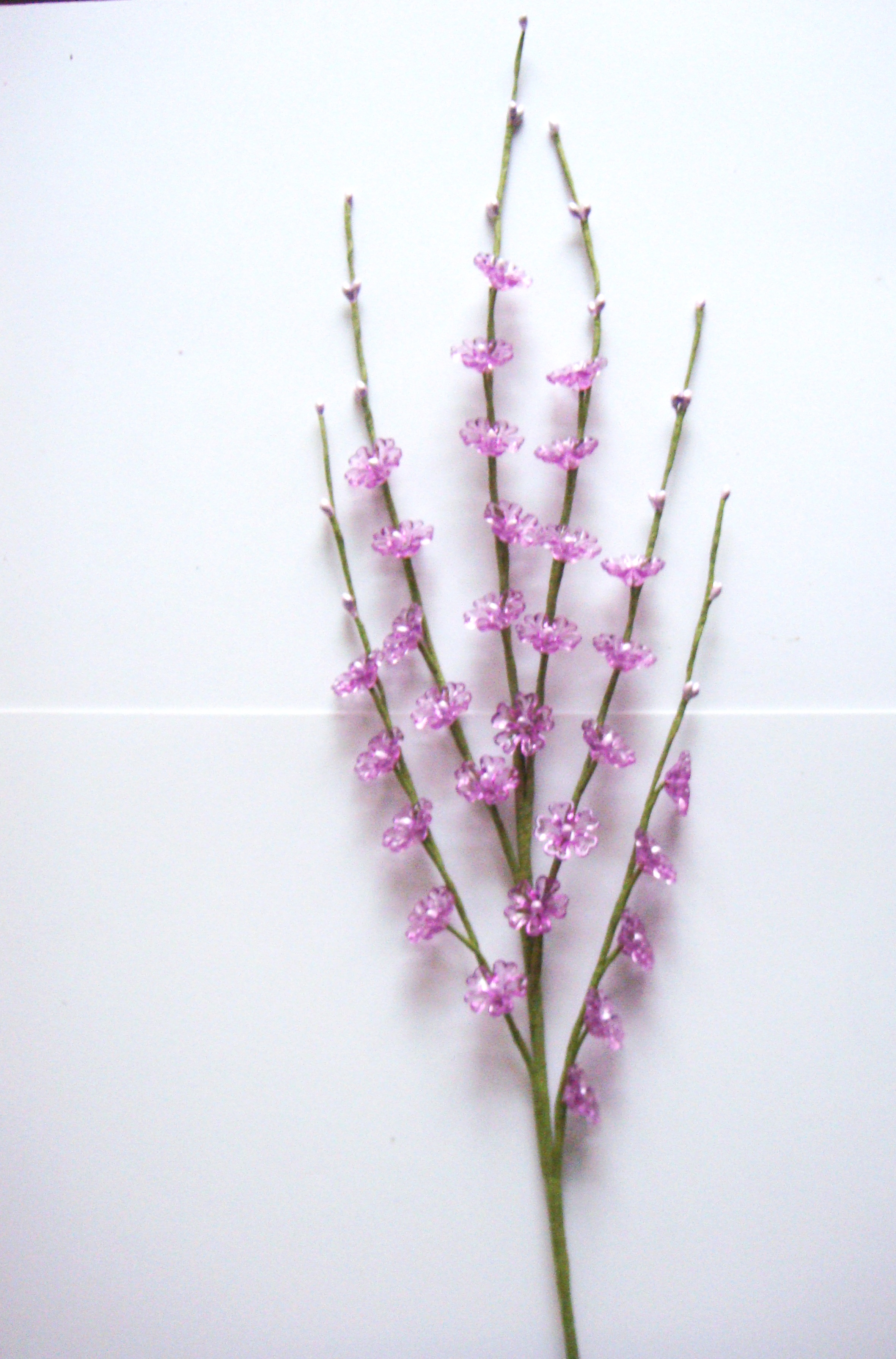 GLITTER ACRYLIC FLOWER STICK
